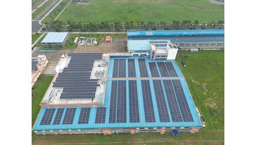 CÔNG TY TNHH OT MOTOR VINA- CÔNG SUẤT 1.196,58 KWP - NHÀ THẦU BCTAS